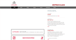 Desktop Screenshot of deprez-claus.be