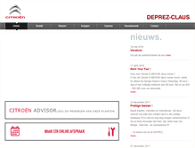 Tablet Screenshot of deprez-claus.be